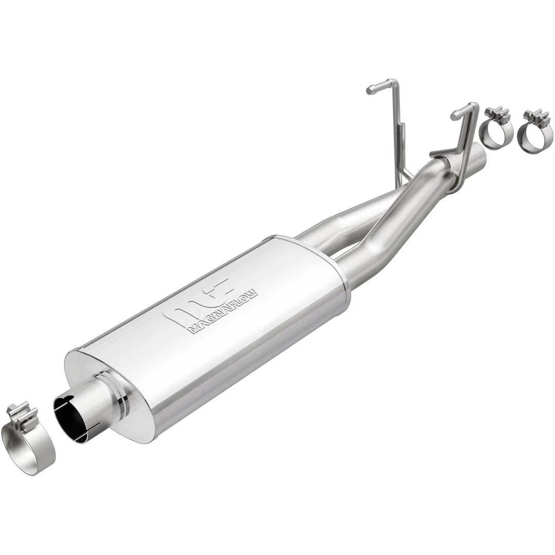19439 – MAGNAFLOW Exhaust Muffler, 8 Inch Width x 5 Inch Height Oval Stainless Steel Case Single 3 Inch Center Inlet ...